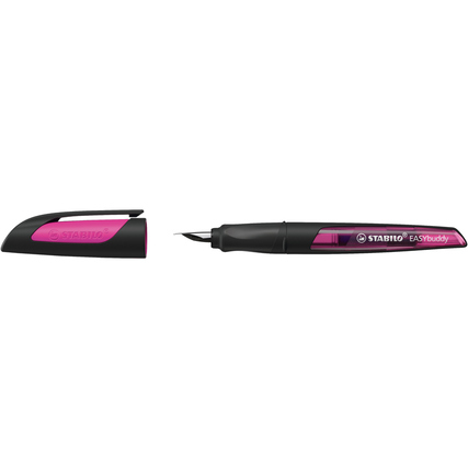 STABILO® Füllfederhalter EASYbuddy Linkshänder M (Medium) schwarz/magenta Produktbild pa_produktabbildung_1 XL