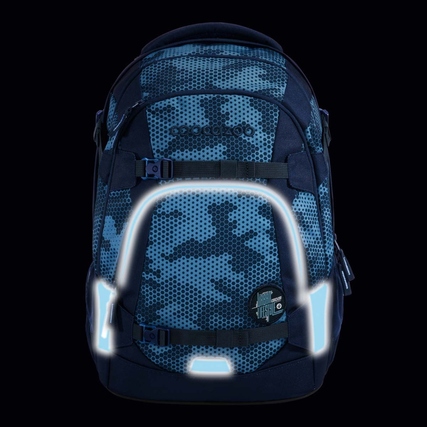 COOCAZOO Schulrucksack MATE Geometric Sky Produktbild pa_produktabbildung_2 XL