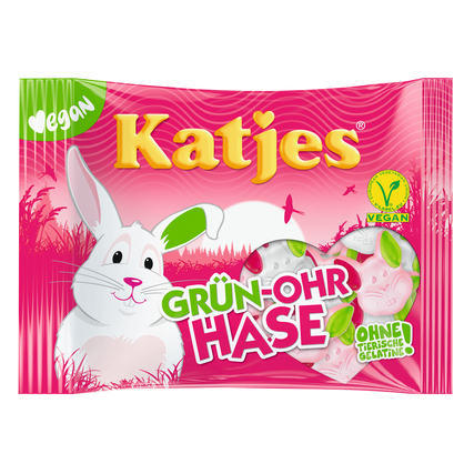 Katjes Fruchtgummi Grün-Ohr Hase 175 g/Pack. Produktbild pa_produktabbildung_1 XL