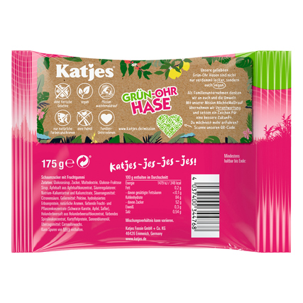 Katjes Fruchtgummi Grün-Ohr Hase 175 g/Pack. Produktbild pa_produktabbildung_2 XL