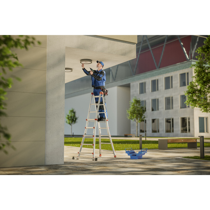 Hailo Multifunktionsleiter M80 4 x 5 Stufen Produktbild pa_ohnedeko_1 XL