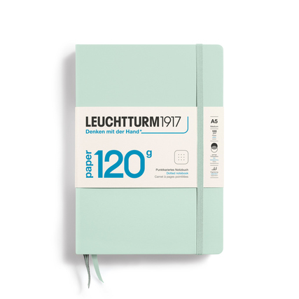 LEUCHTTURM 1917 Notizbuch Medium EDITION 120 DIN A5 punktkariert (dotted) mint green Produktbild pa_produktabbildung_1 XL