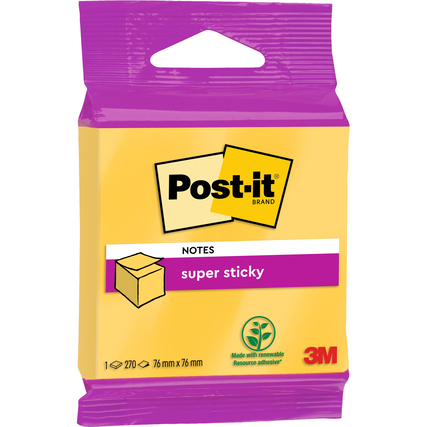 Post-it® Haftnotizwürfel Super Sticky ultragelb Produktbild pa_produktabbildung_1 XL