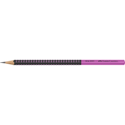 Faber-Castell Bleistift Grip 2001 Two Tone HB schwarz/pink Produktbild pa_produktabbildung_1 XL