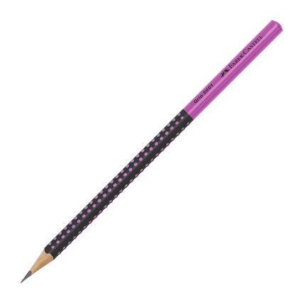 Faber-Castell Bleistift Grip 2001 Two Tone HB schwarz/pink Produktbild pa_produktabbildung_3 XL