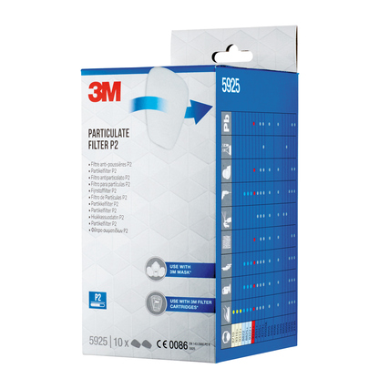 3M Atemfilter 5925PRO10 FFP2 Produktbild pa_produktabbildung_1 XL