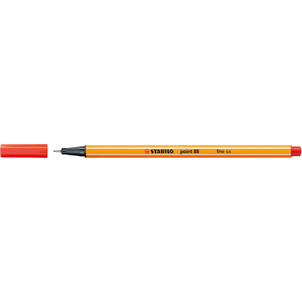 STABILO® Fineliner point 88® hellrot Produktbild pa_produktabbildung_1 XL