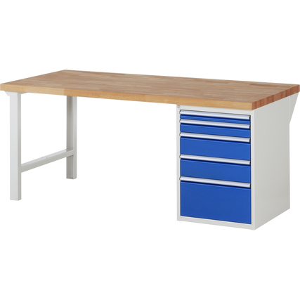 RAU Werkbank 7000 2.000 x 890 x 900 mm (B x H x T) 5 Schubladen Produktbild pa_produktabbildung_1 XL
