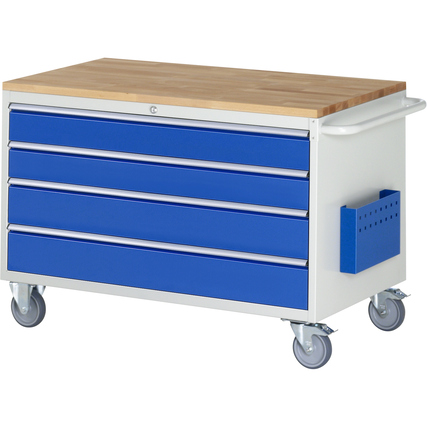 RAU Werkstattwagen 7000 1.145 x 795 x 650 mm (B x H x T) 4 Schubladen Produktbild pa_produktabbildung_1 XL
