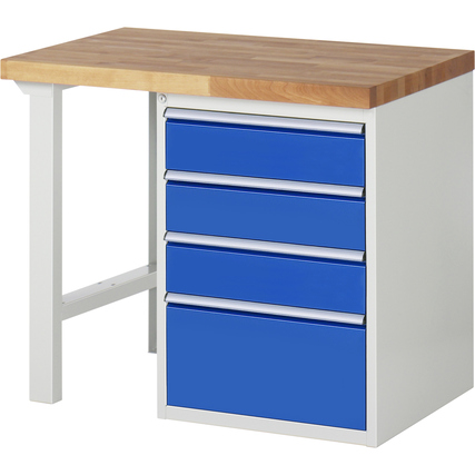 RAU Werkbank 7000 1.000 x 890 x 700 mm (B x H x T) 4 Schubladen Produktbild pa_produktabbildung_1 XL