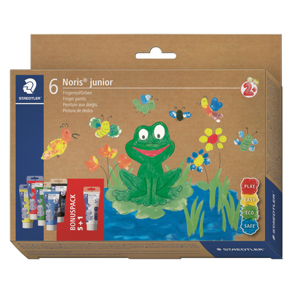 STAEDTLER® Fingerfarbe Noris 6 St./Pack. Produktbild pa_produktabbildung_1 XL