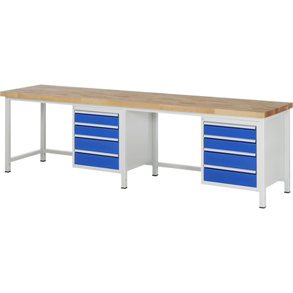 RAU Werkbank 8000 3.000 x 840-1.040 x 700 mm (B x H x T) 8 Schubladen Produktbild pa_produktabbildung_1 XL