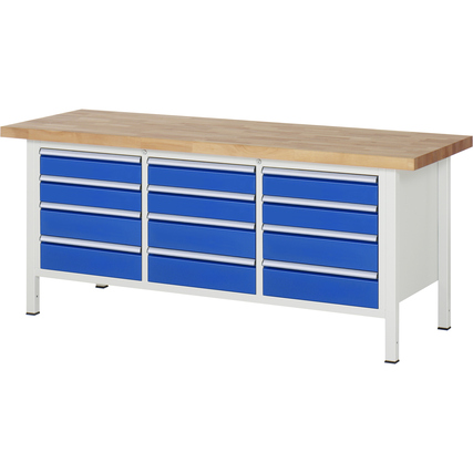 RAU Werkbank 8000 2.000 x 840-1.040 x 700 mm (B x H x T) Produktbild pa_produktabbildung_1 XL