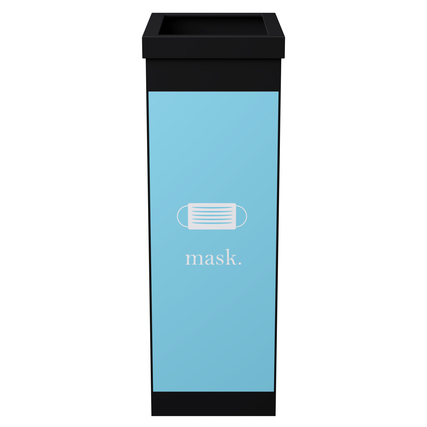 Paperflow Abfallsammelsystem Maske schwarz Produktbild pa_produktabbildung_1 XL