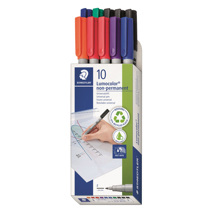 STAEDTLER® Folienstift Lumocolor® non-permanent pen 316 10 St./Pack. Produktbild pa_produktabbildung_1 XL