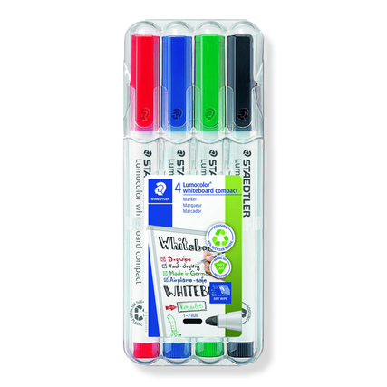 STAEDTLER® Whiteboardmarker Lumocolor® compact 341 4 St./Pack. Produktbild pa_produktabbildung_1 XL
