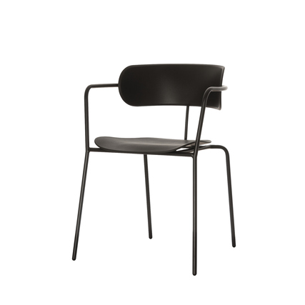Paperflow Besucherstuhl Bistro schwarz Produktbild pa_produktabbildung_1 XL