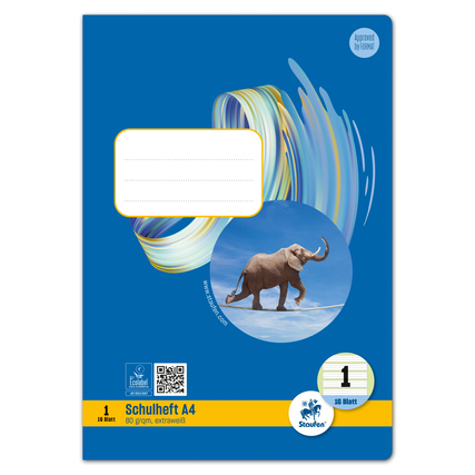 Staufen Schulheft Style DIN A4 liniert Lineatur 1 16 Bl. Produktbild pa_produktabbildung_1 XL
