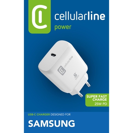 cellularline Ladegerät Kommunikationstechnik SUPER FAST CHARGER PD 25W Produktbild pa_produktabbildung_2 XL