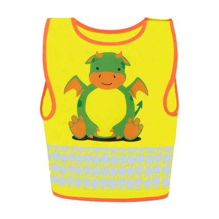 korntex Warnweste Funtastic Wildlife Drache XXS Produktbild pa_produktabbildung_1 XL