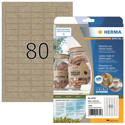 HERMA Universaletikett SPECIAL 35,6 x 16,9 mm (B x H) Produktbild pa_produktabbildung_1 XL