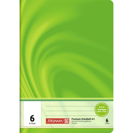 BRUNNEN Schulheft Vivendi DIN A5 blanko Lineatur 6 Produktbild pa_produktabbildung_1 XL