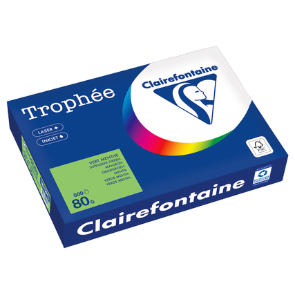 Clairefontaine Kopierpapier Trophée Color DIN A4 80 g/m² 500 Bl./Pack. maigrün Produktbild pa_produktabbildung_1 XL