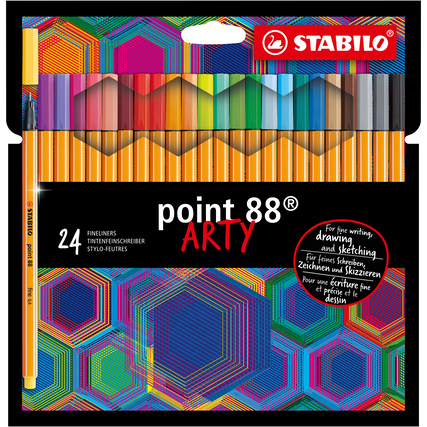 STABILO® Fineliner point 88® ARTY 24 St./Pack. Produktbild pa_produktabbildung_1 XL