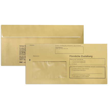 RNK Verlag Zustellungsumschlag DIN lang mit Fenster Produktbild pa_produktabbildung_1 XL