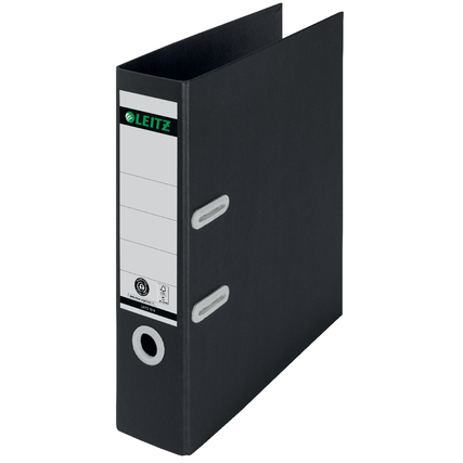 Leitz Ordner Recycle DIN A4 80 mm schwarz Produktbild pa_produktabbildung_1 XL