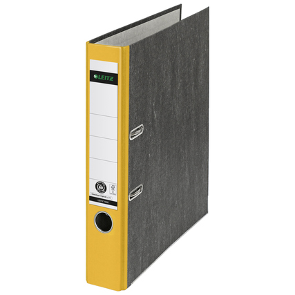 Leitz Ordner Wolkenmarmor DIN A4 1050 52 mm gelb Produktbild pa_produktabbildung_1 XL
