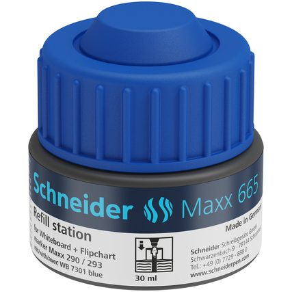 Schneider Nachfülltinte Marker Refill-Station Maxx 665 blau Produktbild pa_produktabbildung_1 XL
