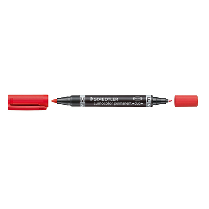 STAEDTLER® Permanentmarker Lumocolor® Duo 348 rot Produktbild pa_produktabbildung_1 XL