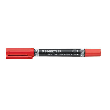 STAEDTLER® Permanentmarker Lumocolor® Duo 348 rot Produktbild pa_produktabbildung_2 XL