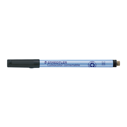 STAEDTLER® Folienstift Lumocolor® correctable 305 1 mm schwarz Produktbild pa_produktabbildung_3 XL