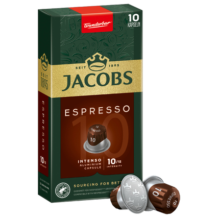 JACOBS Espressokapsel 10 Intenso 10 x 5,2 g/Pack. Produktbild pa_produktabbildung_1 XL