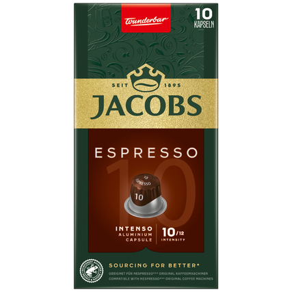 JACOBS Espressokapsel 10 Intenso 10 x 5,2 g/Pack. Produktbild pa_produktabbildung_2 XL