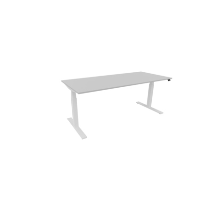NowyStyl Schreibtisch eModel 3.0 1.800 x 650-1.310 x 800 mm (B x H x T) weiß platinum Produktbild pa_produktabbildung_1 XL