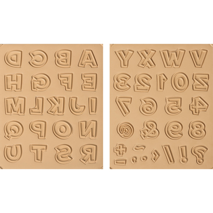 HEYDA Motivstempel Alphabet, Zahlen 47 St./Pack. Produktbild pa_produktabbildung_2 XL