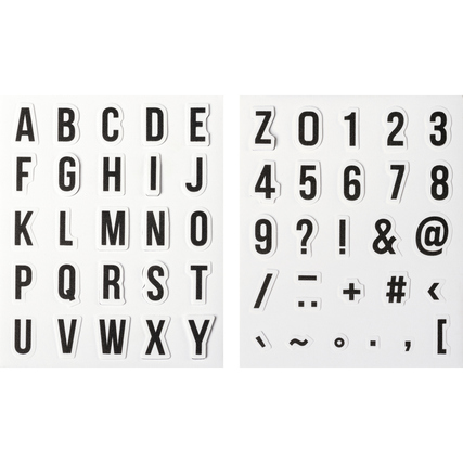 HEYDA Motivstempel Alphabet, Zahlen 52 St./Pack. Produktbild pa_produktabbildung_1 XL