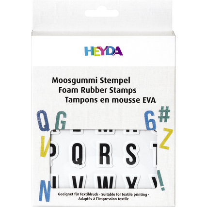 HEYDA Motivstempel Alphabet, Zahlen 52 St./Pack. Produktbild pa_produktabbildung_4 XL