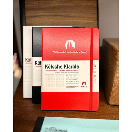 Notizbuch Ortloffs Kölsche Kladde DIN A5 punktkariert (dotted) rot Produktbild pa_stellvertreter_2 XL