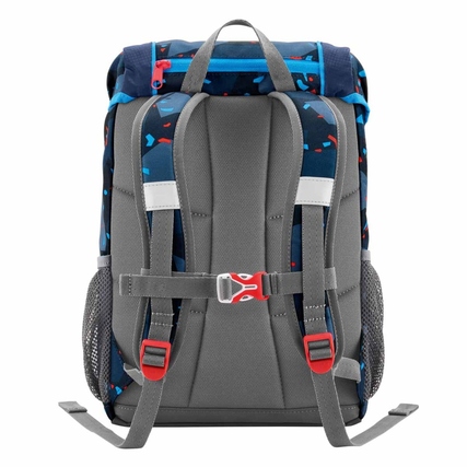 Rucksack mit ergonomischem Design, verstellbarem Brustgurt und seitlichen Netzfächern.