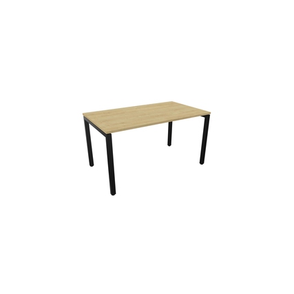 NowyStyl Schreibtisch 1.400 x 640-860 x 800 mm (B x H x T) schwarz hamilton oak Produktbild pa_produktabbildung_1 XL