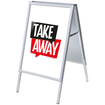 Showdown® Displays Kundenstopper DIN A1 Take Away weiß Produktbild pa_produktabbildung_1 XL