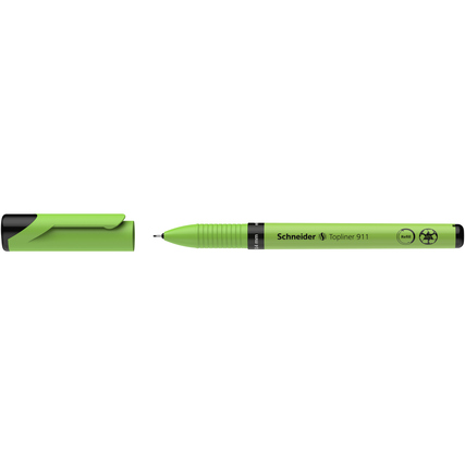 Schneider Fineliner Topliner 911 schwarz Produktbild pa_produktabbildung_1 XL
