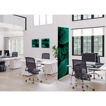 Showdown® Displays Dekobild 40 x 40 cm (B x H) Botanische Blätter grün Produktbild pa_ohnedeko_1 XL