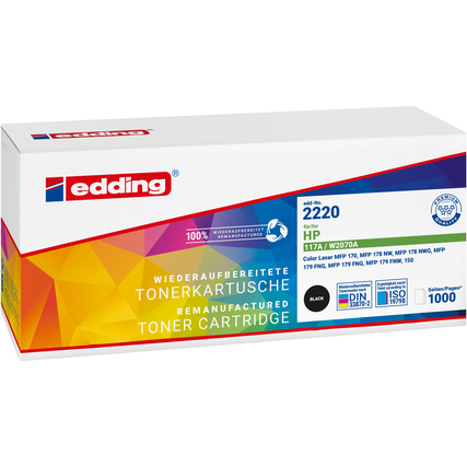edding Toner Kompatibel mit HP 117A schwarz Produktbild pa_produktabbildung_1 XL