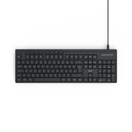 Hama Tastatur CK-200 schwarz Produktbild pa_produktabbildung_1 XL