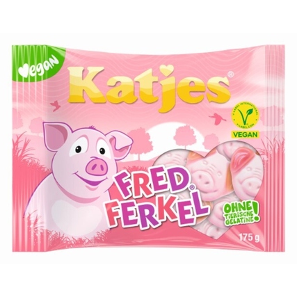Katjes Fruchtgummi Fred Ferkel 175 g/Pack. Produktbild pa_produktabbildung_1 XL
